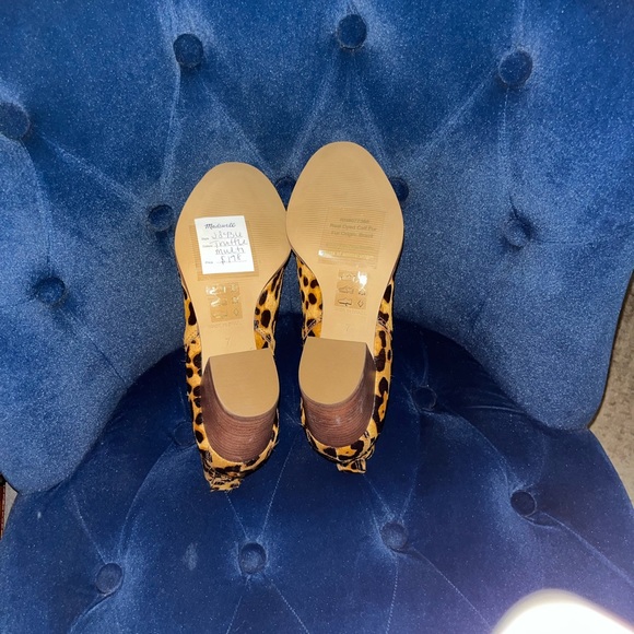 NWT Cheetah Print Booties Madewell - Picture 2 of 3